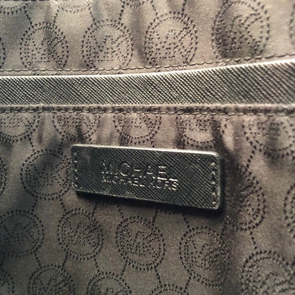 Michael Kors Black Canvas Tote Bag - Picture 6 of 8